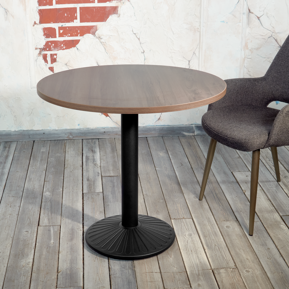 Подстолье для стола круглое, черное, для ресторана, серия Либерти, артикул 3097