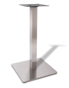 Основания стола из нержавейки квадратное для ресторана, модель 4110 матовый блеск