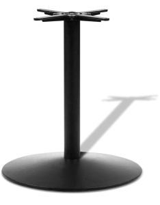 Ножка стола чугунная круглая для бара, черная, серия Fusion, артикул 3003 для больших столешниц